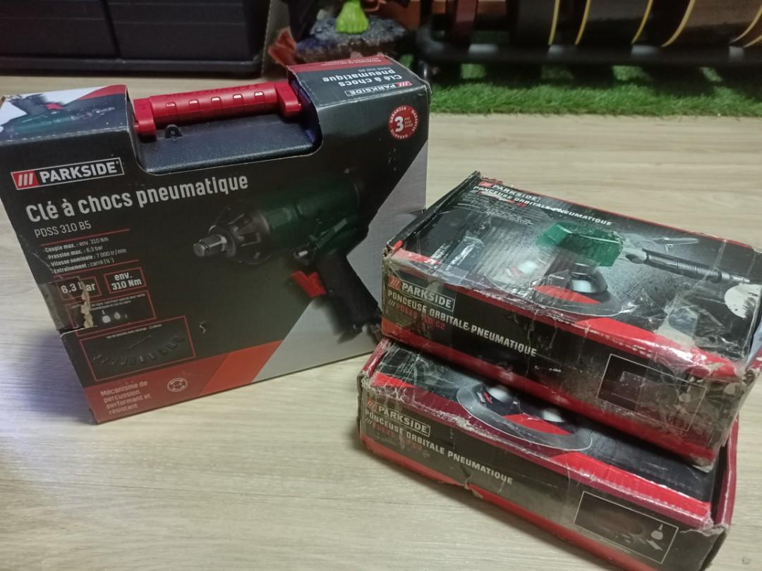 Parkside Pneumatic Impact Wrench and Orbital Sander Car Accessories Car Workshops Services on Carousell