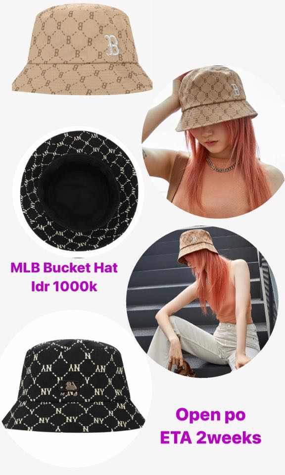 MLB Korea Monogram Jacquard Bucket Hat Authentic US Seller  eBay