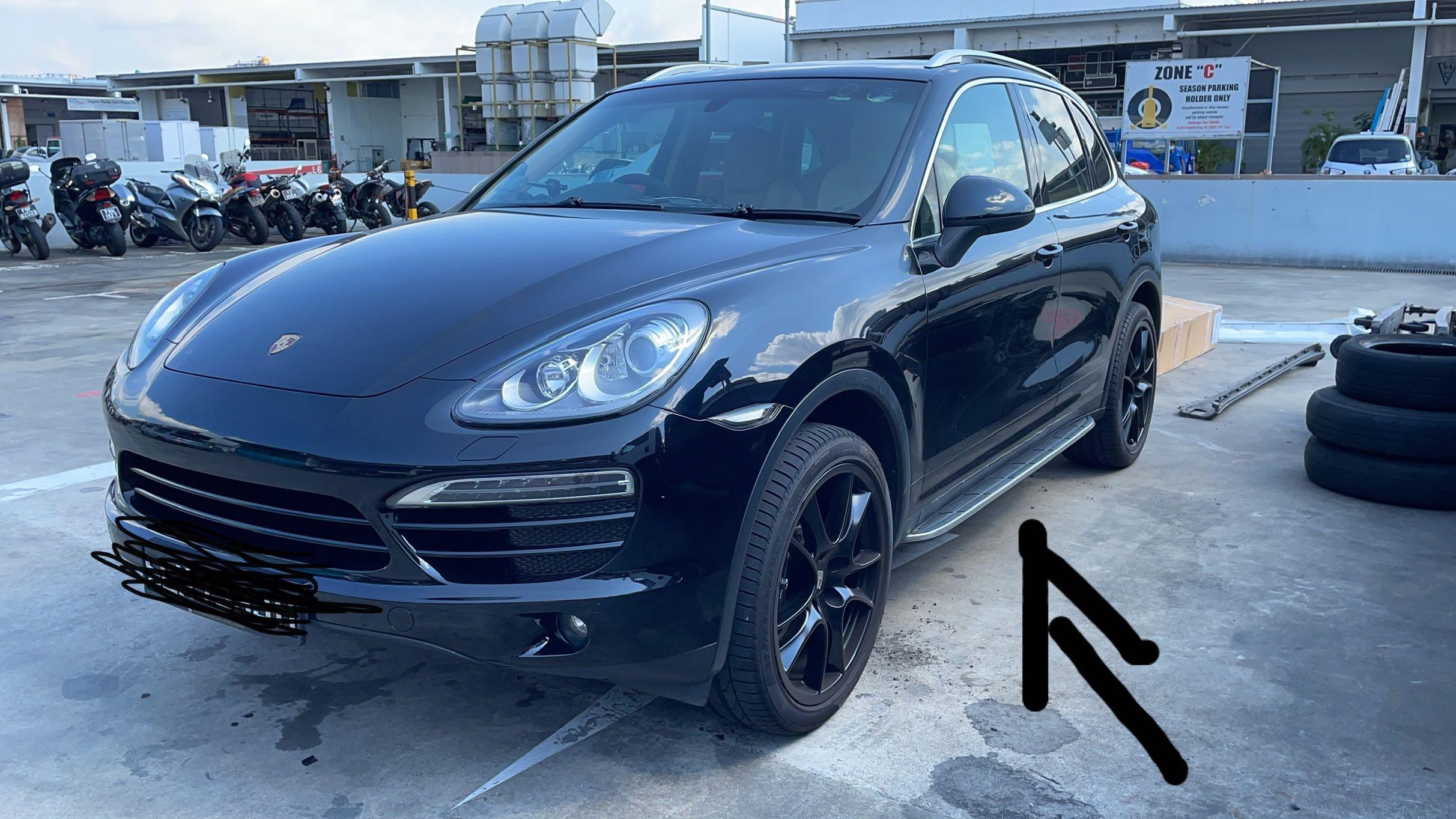 Porsche cayenne side shop steps