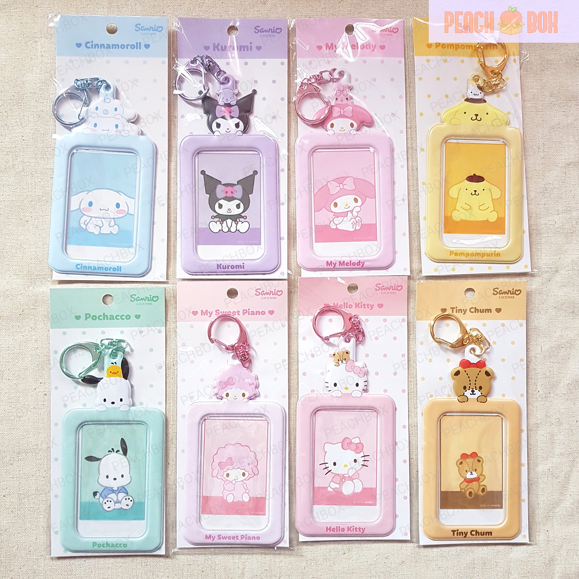 Ready Stock Sanrio x Ducky World Photocard Holder Keyring