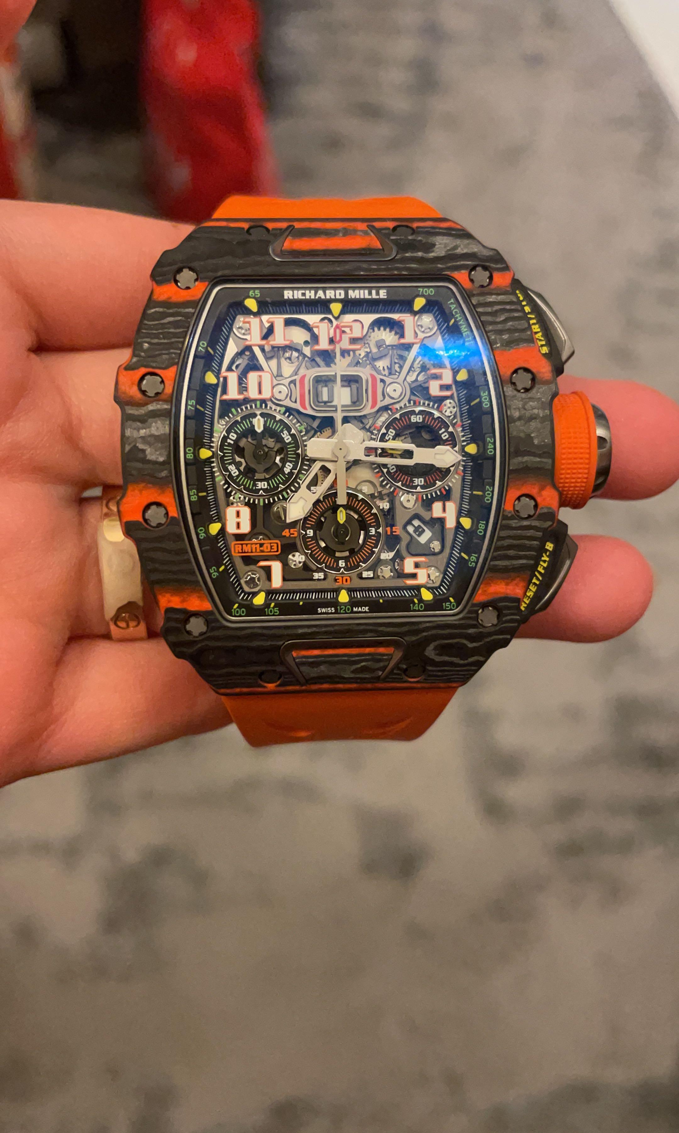 Mclaren watch richard sale mille