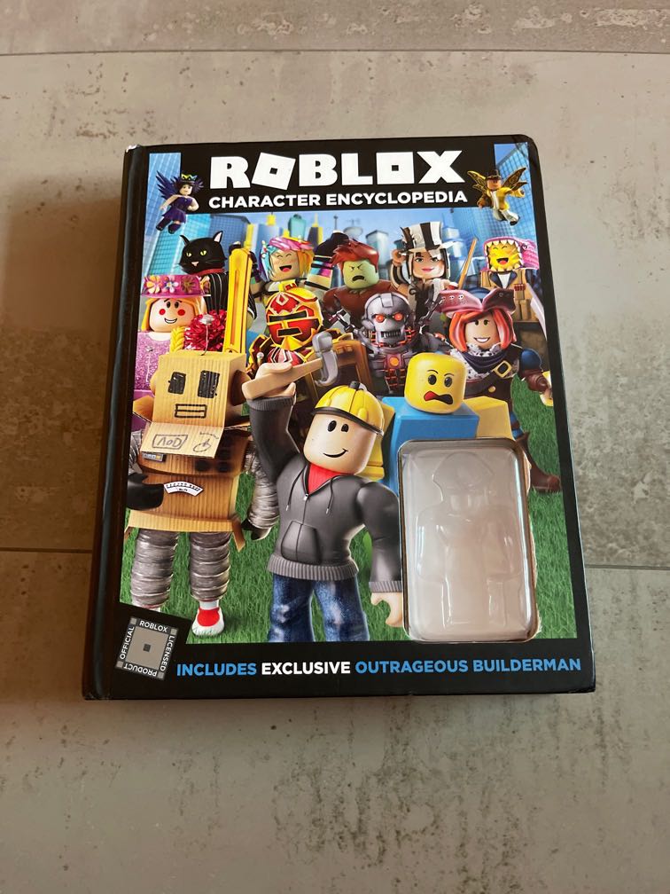 Roblox character encyclopedia plus the exclusive builder man figurine,  Hobbies & Toys, Toys & Games on Carousell