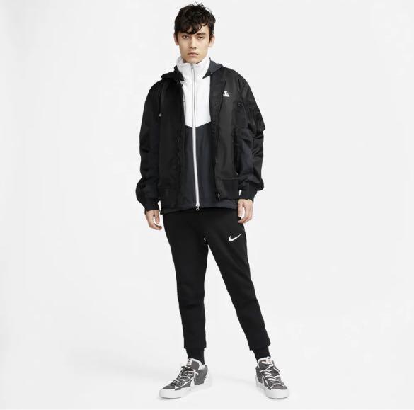 nike × sacai layared bomber jacket - ナイロンジャケット