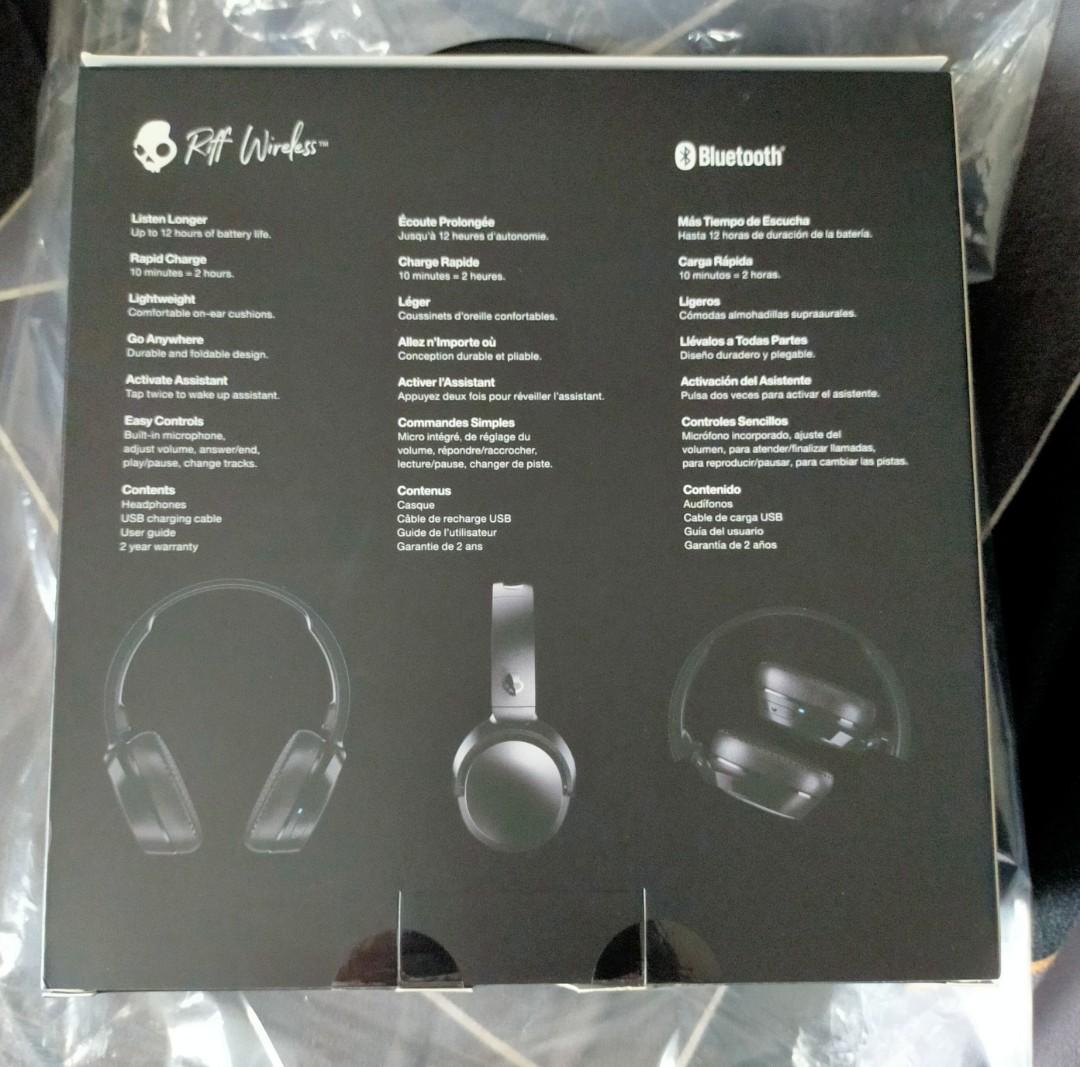 Audífonos skullcandy on 2025 ear riff cable black