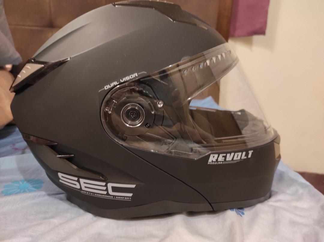 Sec modular cheap helmet matte black