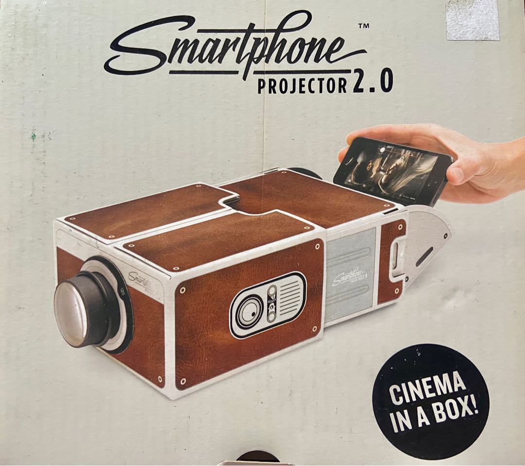 Smartphone projector (cinema in a box!!), TV  Home Appliances, TV   Entertainment, Projectors on Carousell