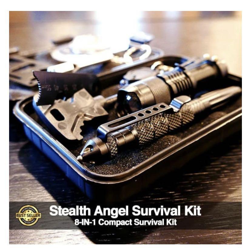 Stealth Angel 8 in 1 Survival Tactical Kit Sports Equipment