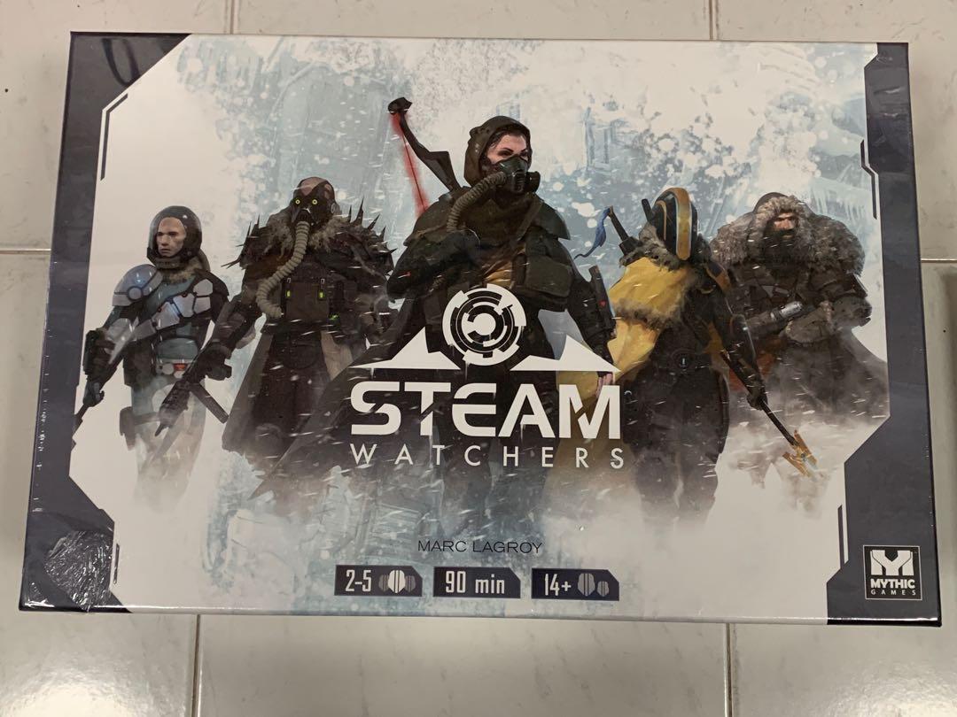 Steamwatchers Kickstarter Mythic Games Board Game Steam Watchers non