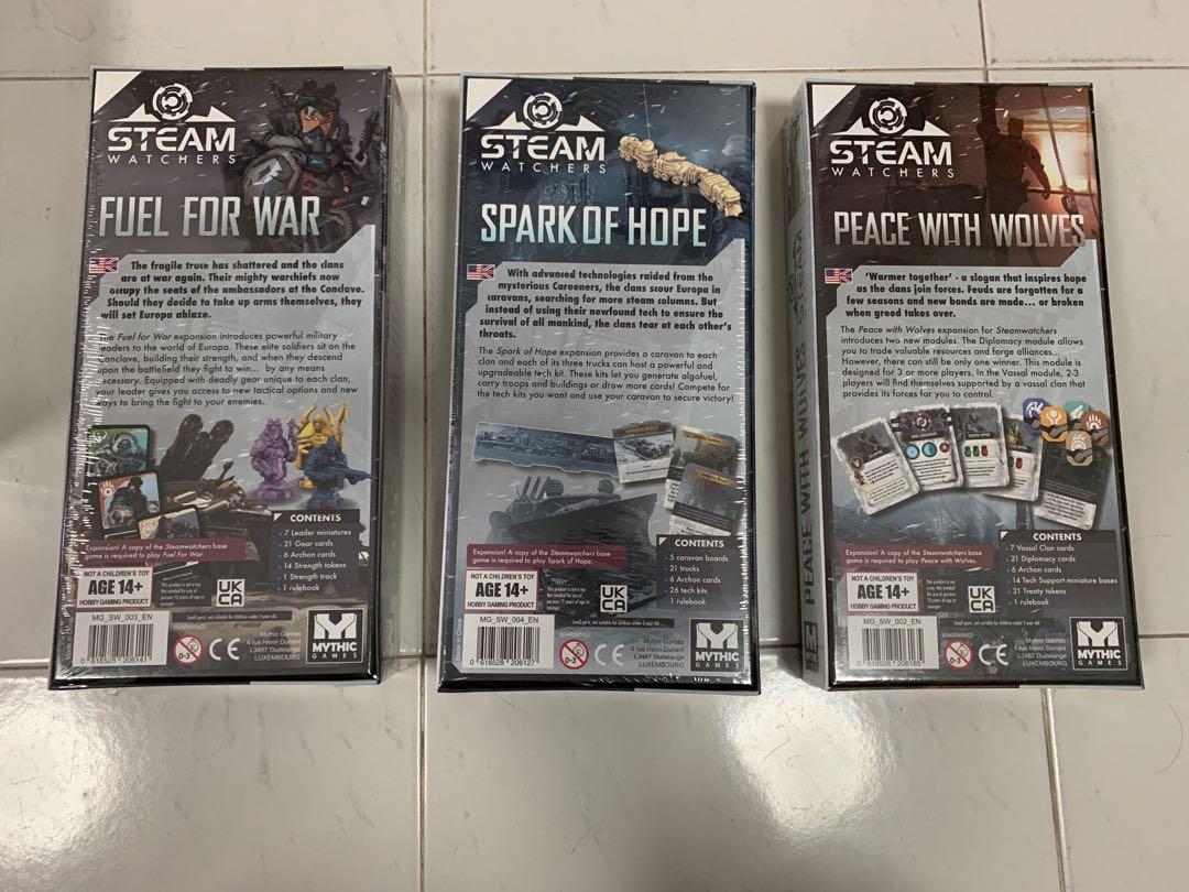 Steamwatchers Kickstarter Mythic Games Board Game Steam Watchers non