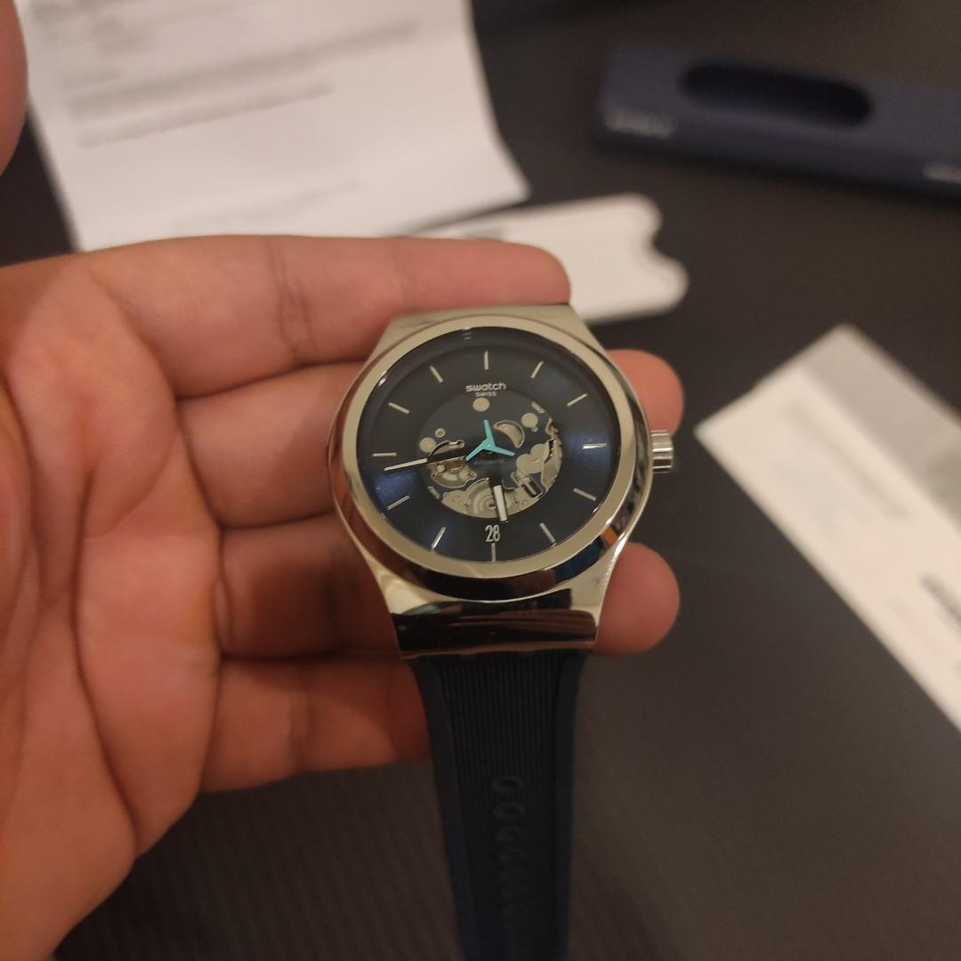 Swatch System51 Blurang YIS430, Luxury, Watches on Carousell