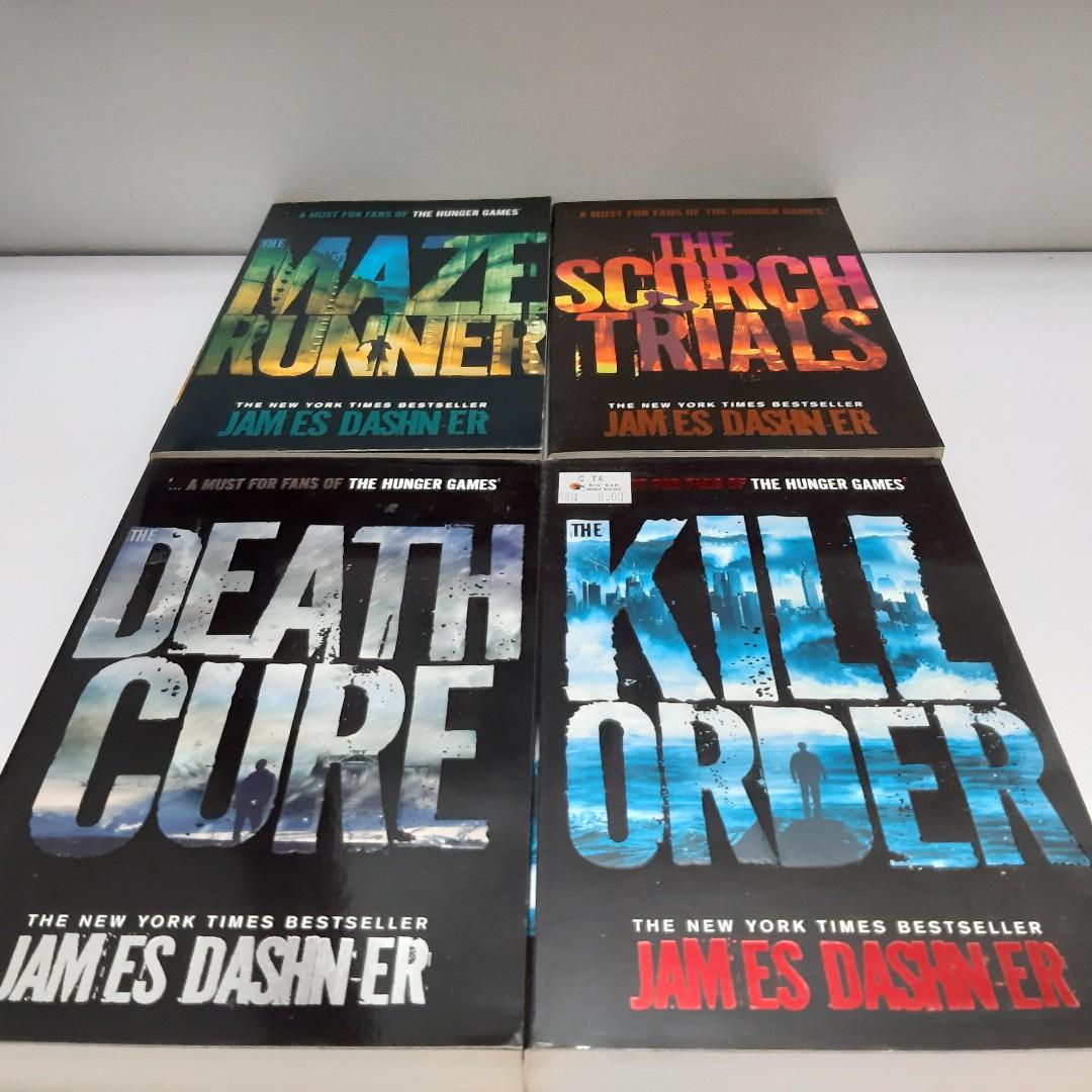 The Maze Runner Series Book 1 4 By James Dashner Books Stationery Books On Carousell