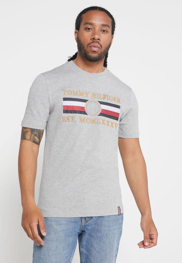 Tommy Hilfiger Heritage Organic Cotton Logo T-Shirt, Black at John