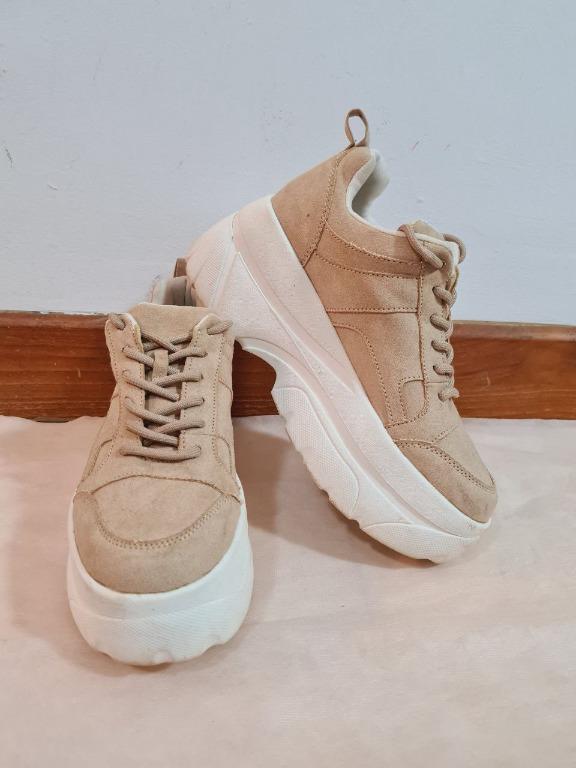 TOPSHOP Chunky Trainers Platform Sneakers Women s Fashion