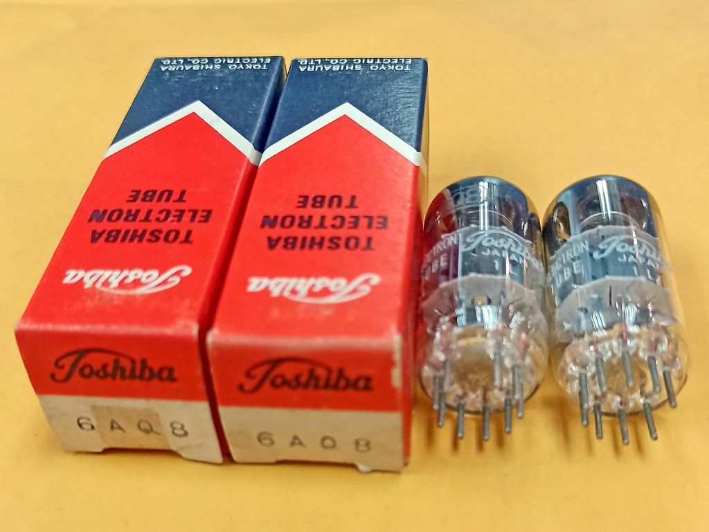 全新原盒日本東芝TOSHIBA 6AQ8 ECC85電子管直代國產6N1, 音響器材, 其他音響配件及設備- Carousell