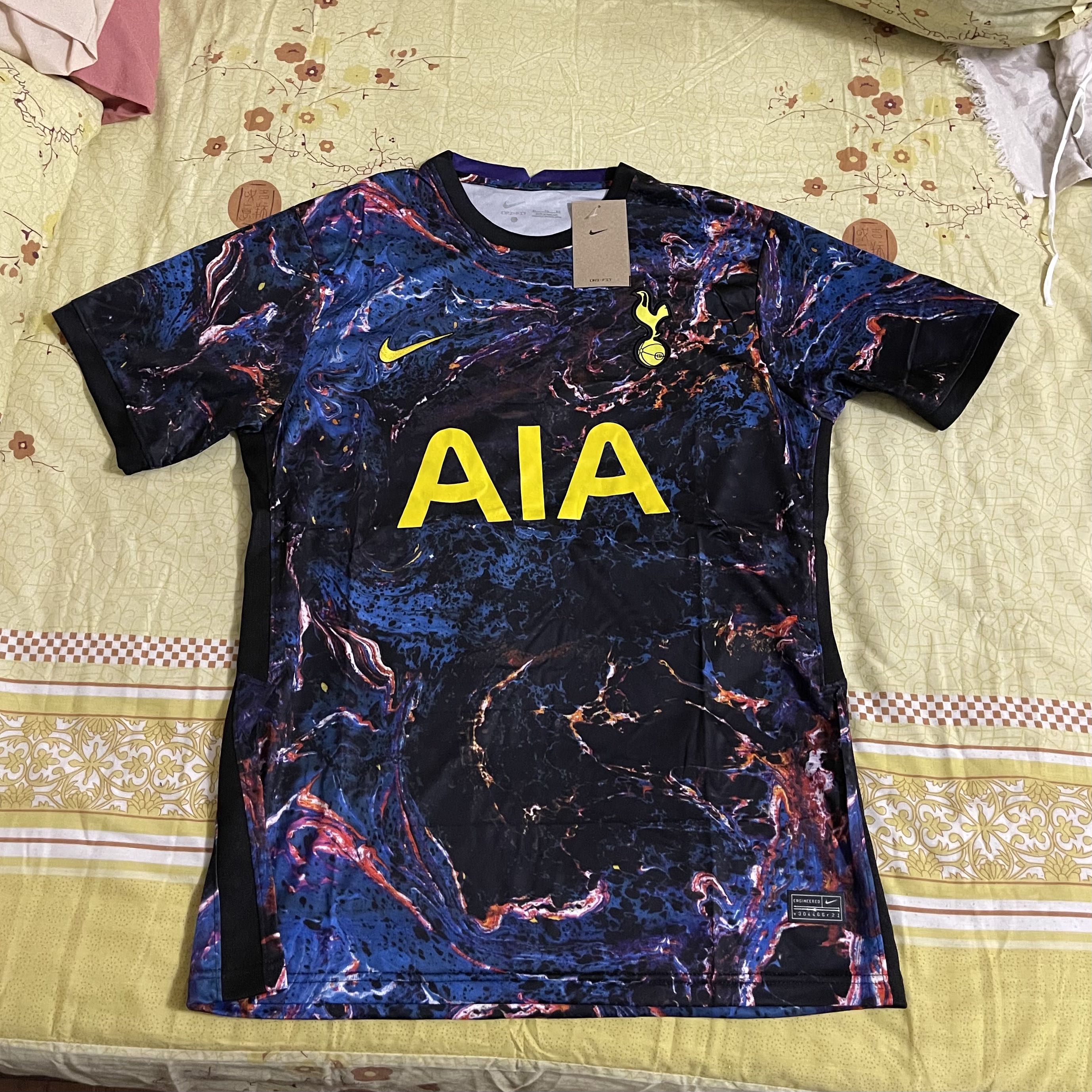2021-22 Tottenham Hotspur Away Shirt SON#7 Official Football Name Number Set