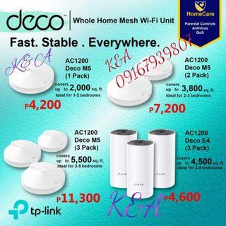 TP-Link Whole Mesh Wifi‼️ Unit(Deco E4 and Deco M5) AC1200