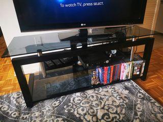 TV Stand- Glass and Metal