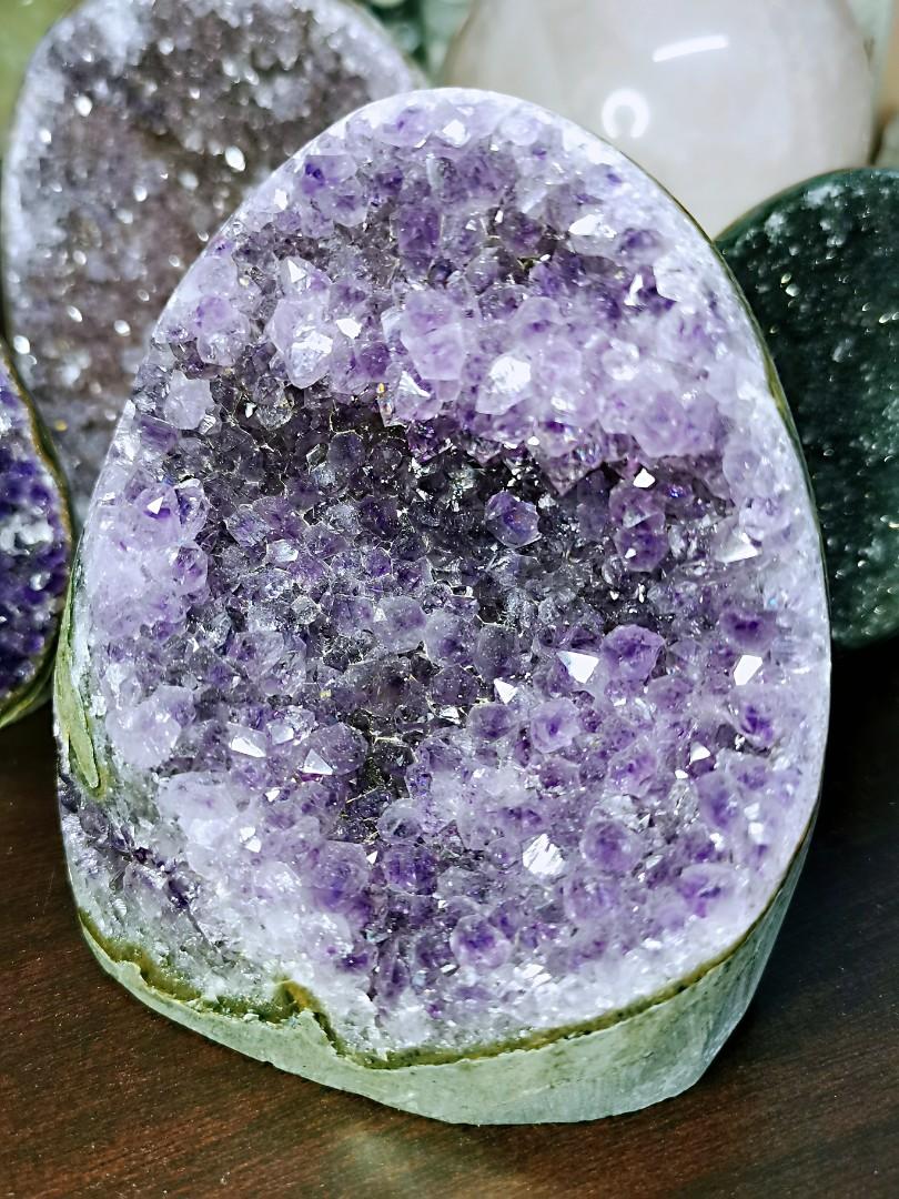 Uruguay Purple Amethyst Crystal Amethyst Geode Women s Fashion