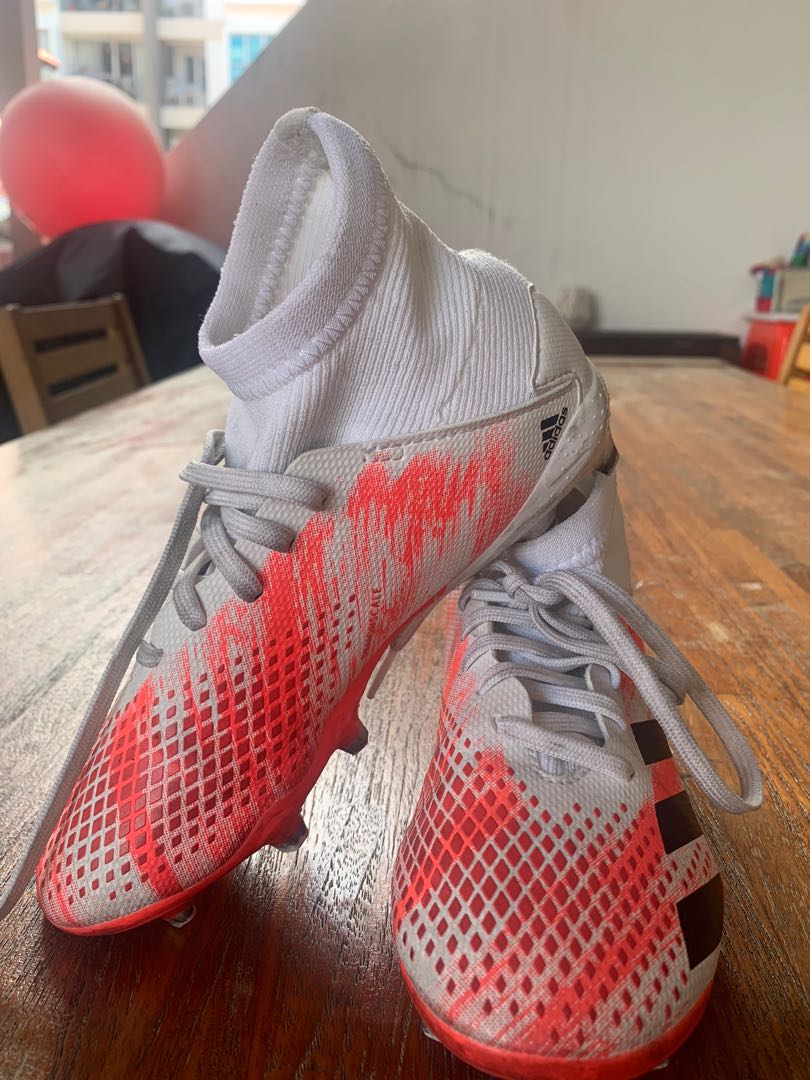 US 13.5 - Adidas Predator Kids soccer boot, Babies u0026 Kids, Babies u0026 Kids  Fashion on Carousell