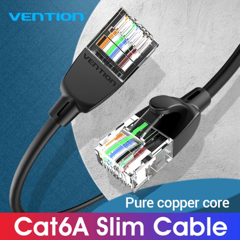 Vention Cat 6A LAN Cable RJ45 10Gbps UTP Compatible Patch for