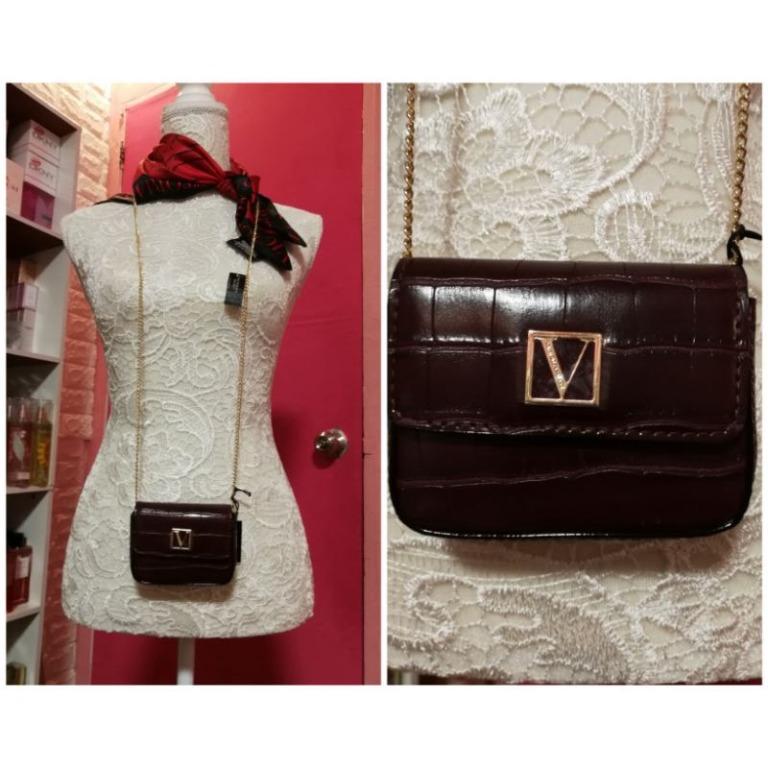 NEW! VICTORIA'S SECRET VS BLACK QUILTED MINI CROSSBODY SLING BAG PURSE,  Women's Fashion, Bags & Wallets, Shoulder Bags on Carousell