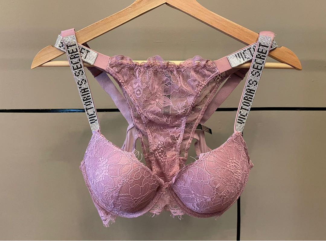 Victoria's Secret very sexy push up bra set 38C, Women's Fashion