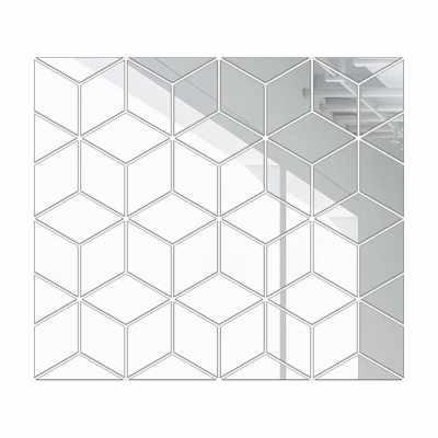 Wall Decals Wall Sticker Diamond Cubic Mirror Reflective Design Diy Family  Wall Art Sticker Décor Decoration (Silver) L, Furniture & Home Living, Home  Decor, Wall Decor On Carousell