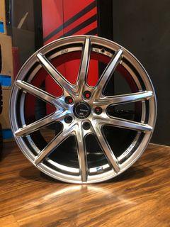 Wedssport Leonis AMF 18” Rims, 5x114.3, 18”x8”, Offset 42