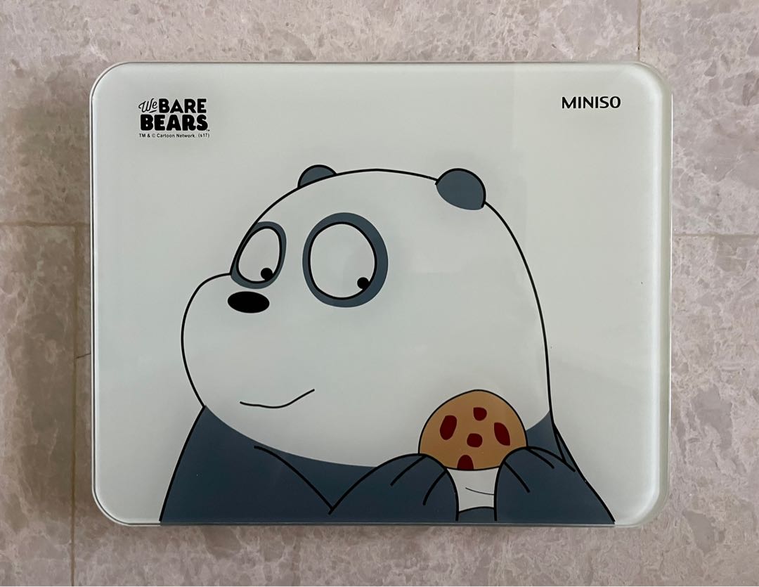Weighing Scales Weight Scale Miniso x We Bare Bears, Health & Nutrition,  Health Monitors & Weighing Scales on Carousell