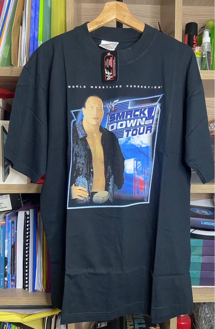 販売直販 超レア ザロックSmackDown Asia Tour 2002プリントTシャツ ...