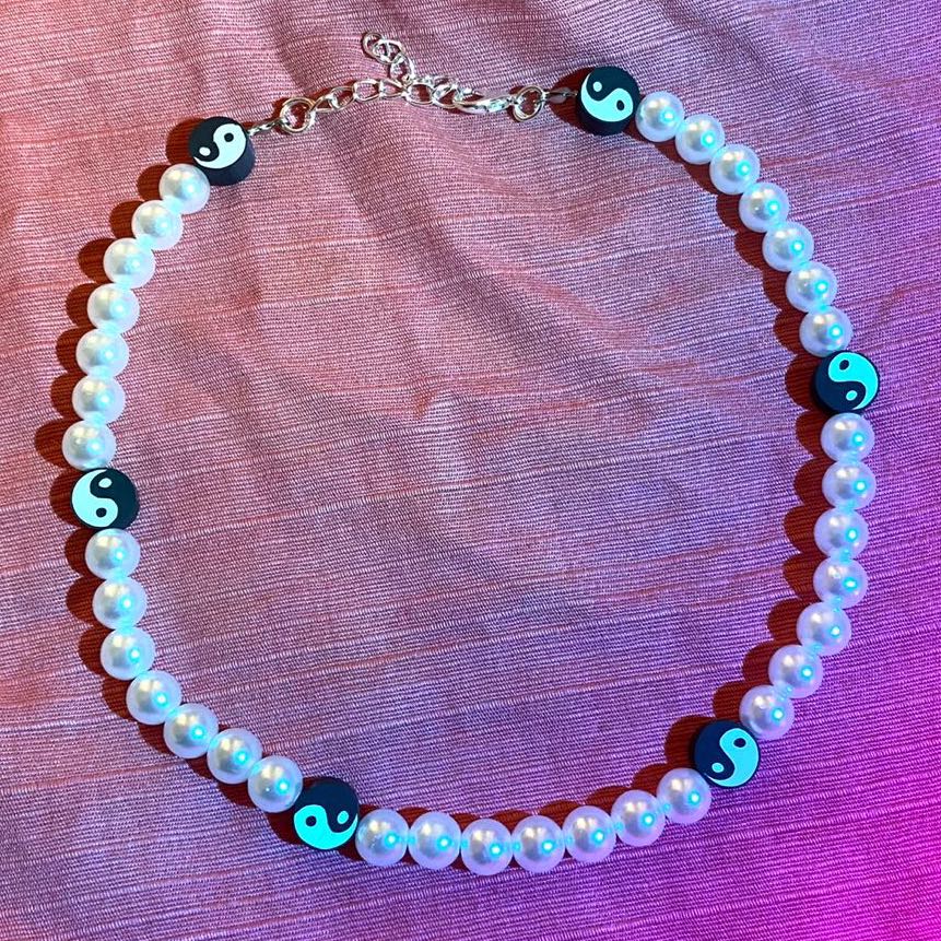 pearl necklace/kalung mutiara, Fesyen 