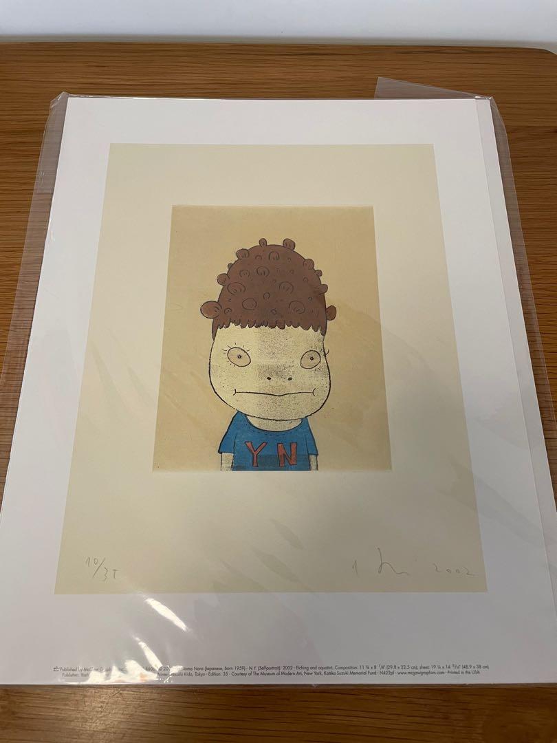 奈良美智 アートプリントポスター NY Self Portrait 奈良美智