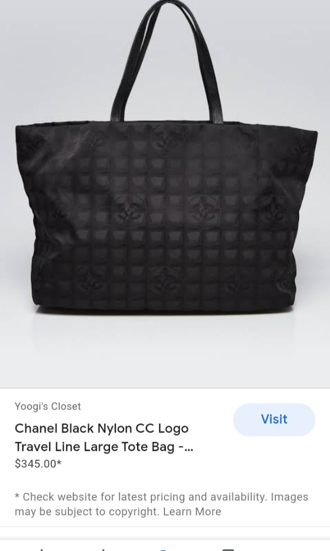 💯 AUTHENTJC CHANEL TRAVEL LINE TOTE BAG, Luxury, Bags & Wallets