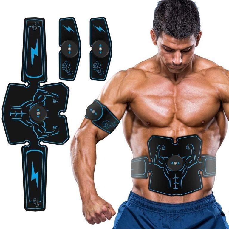 New 2021 Ultimate Abs Stimulator Ab Workout Muscle Abdominal Core Toner Belt USB 