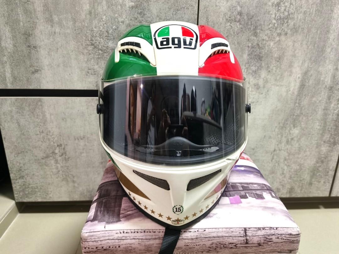 AGV Giacomo Agostini Helmet, Motorcycles, Motorcycle Accessories on  Carousell