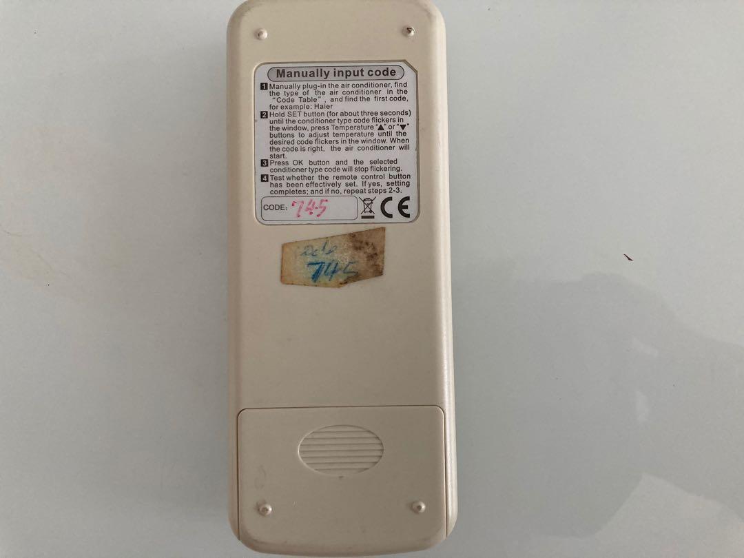 Aircon Universal Remote Control (ChungChop K100ES), Everything Else on