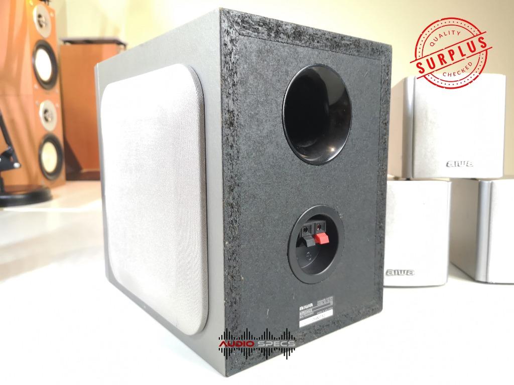 Aiwa Home Theater PASSIVE Subwoofer with Speakers ONLY, Audio