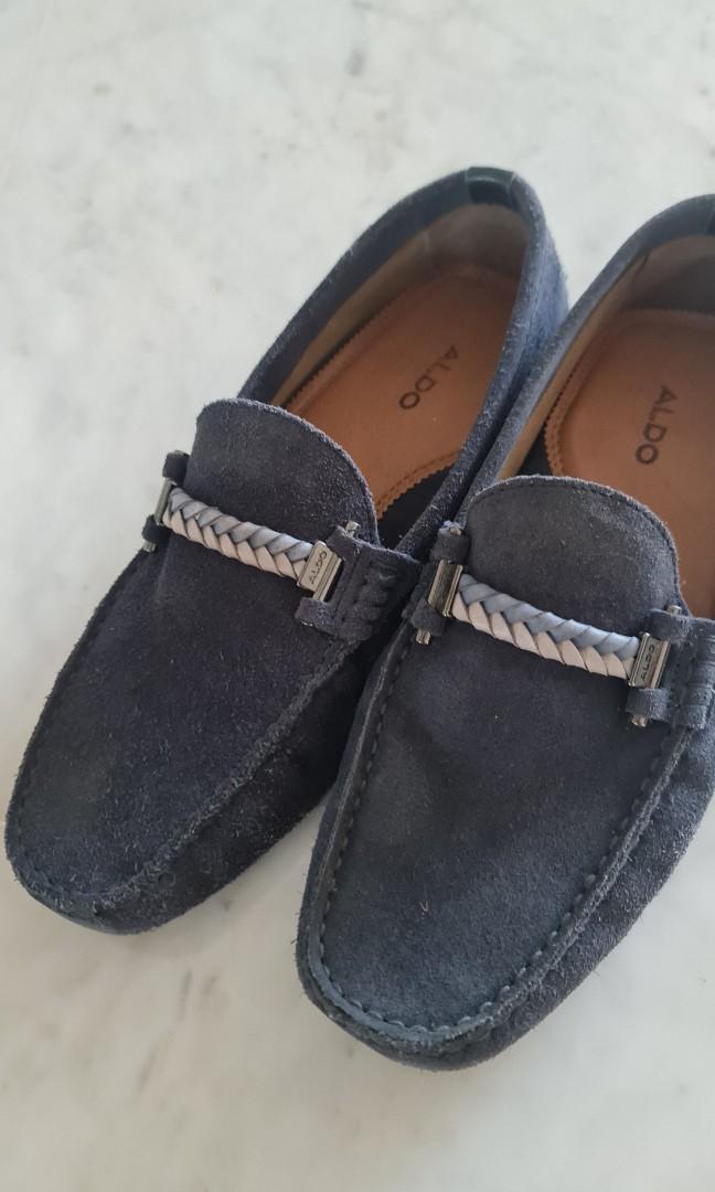 Aldo mens sales blue suede shoes