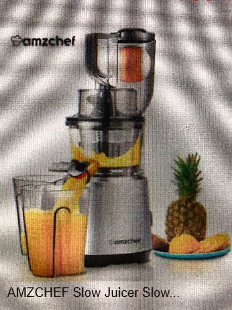 AMZCHEF Slow Juicer Model HH 916F TV Home Appliances Kitchen