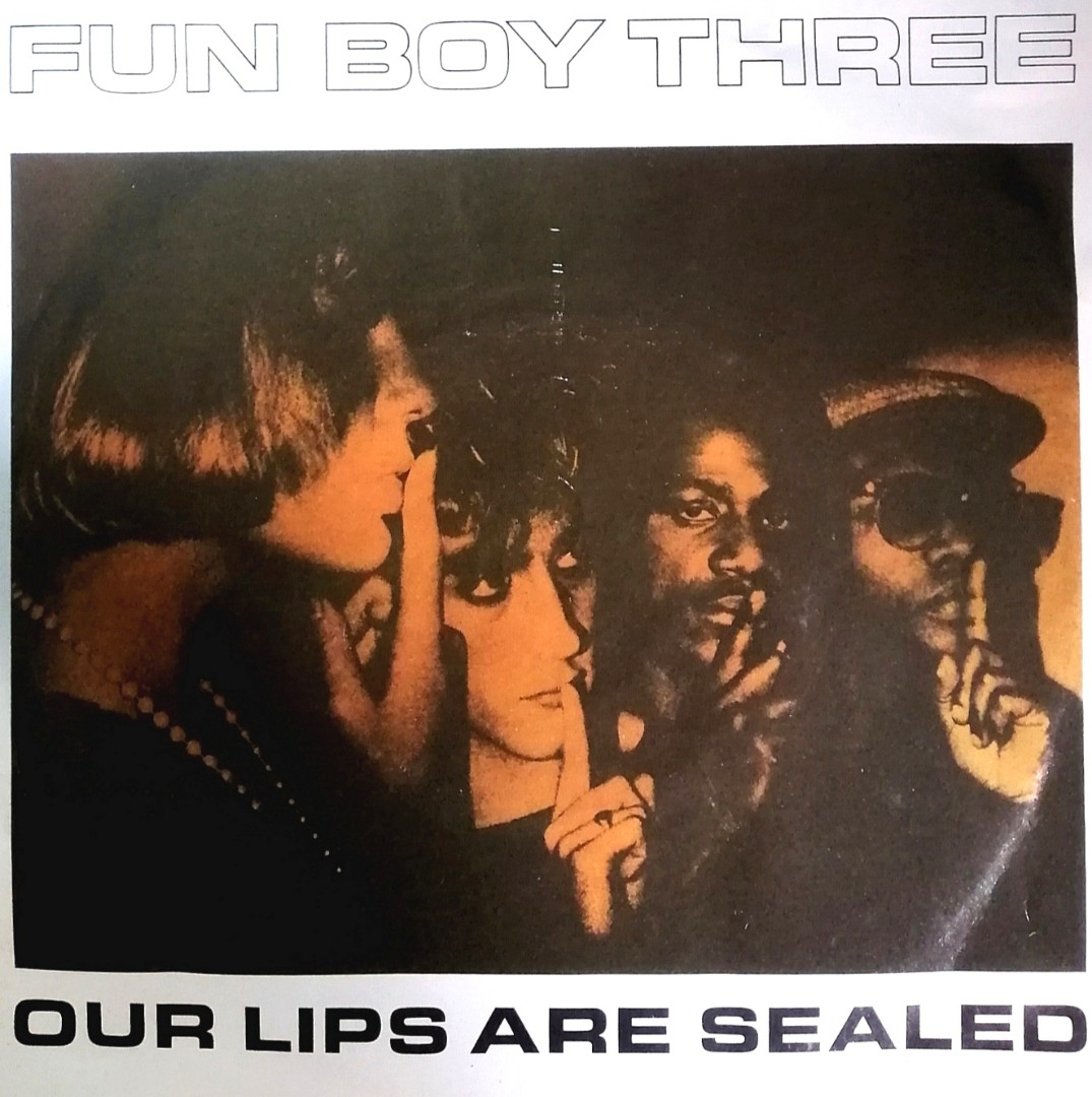 arth7 FUN BOY THREE Our Lips Are Sealed 7" Inch Single Vinyl Record
