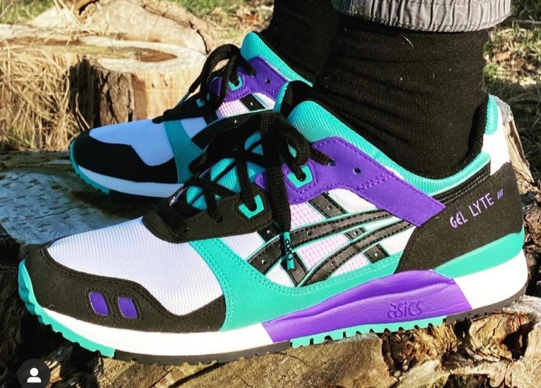 Asics gel lyte III TECHNO CYAN