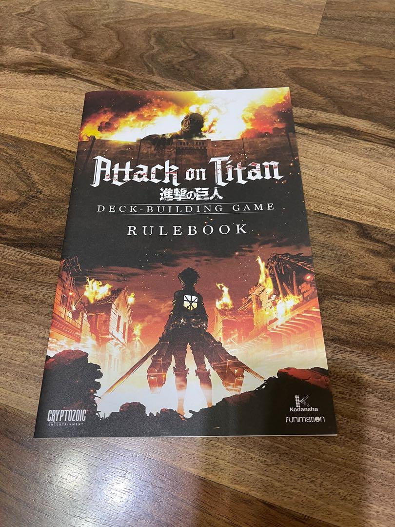 Attack On Titan board game, Hobbies & Toys, Toys & Games on Carousell