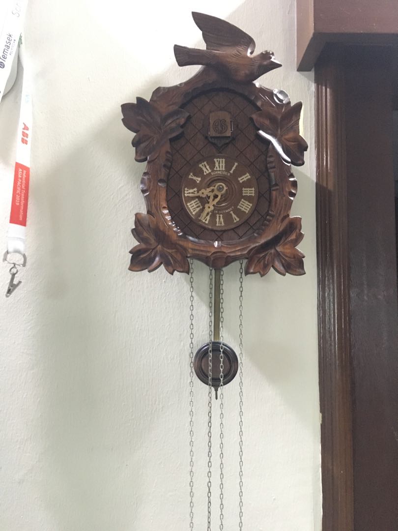 Authentic Cuckoo Clock from Black Forest in Germany, Furniture & Home Living, Home Decor, Clocks