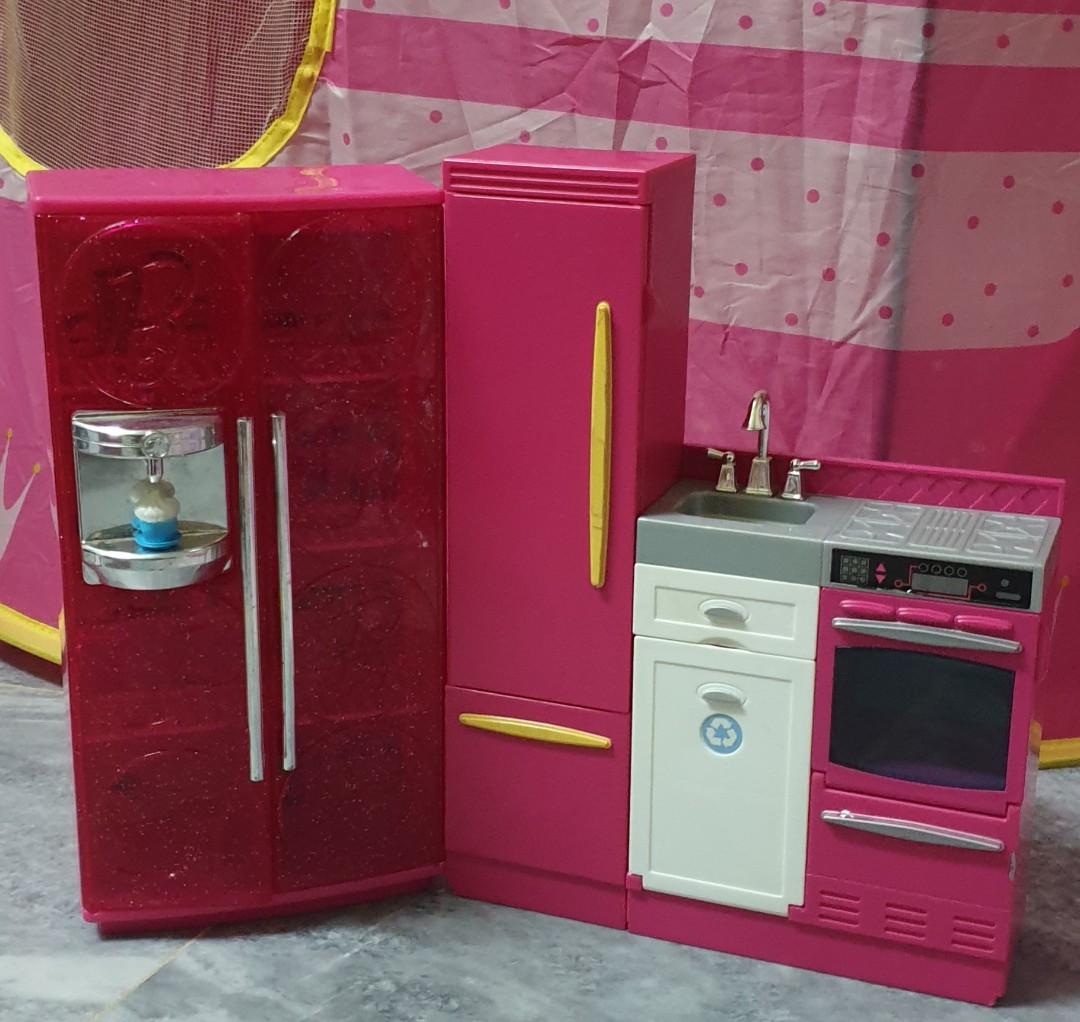 Barbie fridge sale set