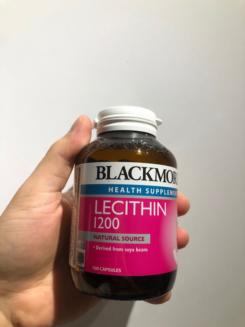 BLACKMORES Lecithin 1200mg 100s x 1 EXP 1/2023, Health & Nutrition