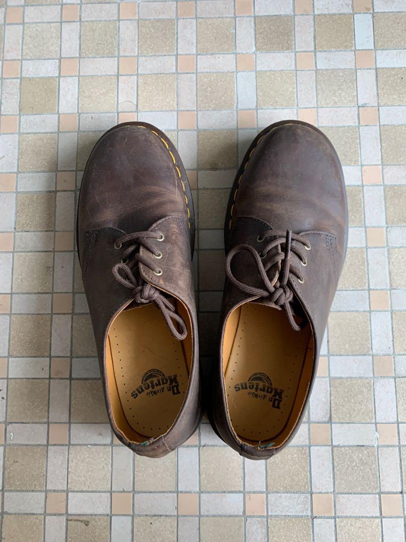 Brown Dr Martens 1461 Crazy Horse, Men's Fashion, Footwear, Dress Shoes on  Carousell
