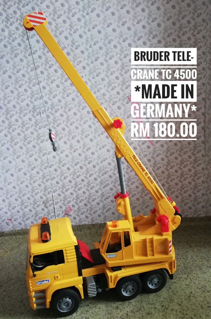 Bruder - Tele-Crane TC 4500 – Mudpuddles Toy Store