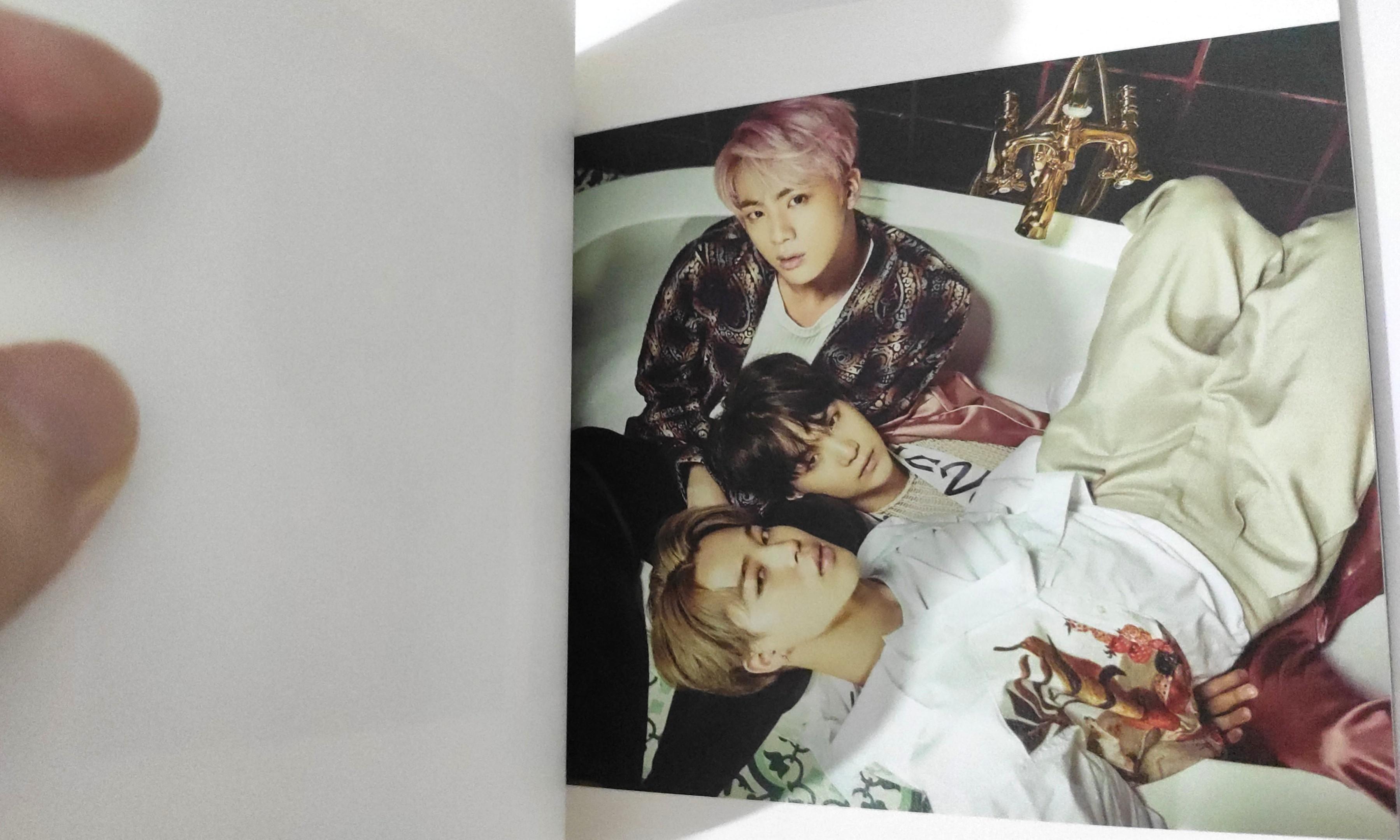 BTS WINGS album photobook W I N G version, KWave di Carousell