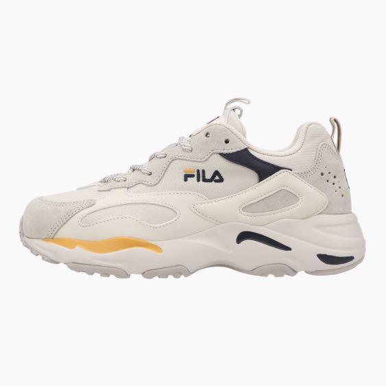 Fila ray yellow and blue on sale