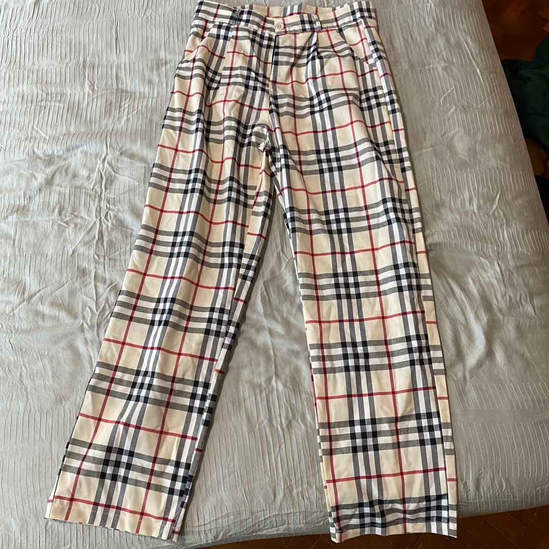 Burberry shop checkered pants